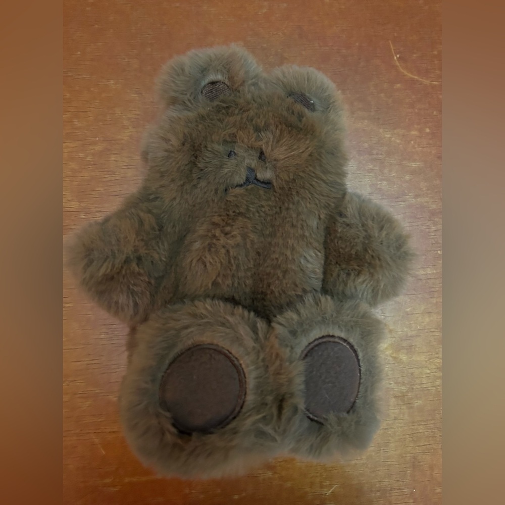 TEDDY BEAR PLUSH KEYCHAIN PURSE CLIP BACKPACK CLIP